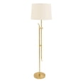 thumbnail image 1 of House of Troy W400-AB Windsor 61 inch 150 watt Antique Brass Adjustable Floor Lamp Portable Light, 1 of 1