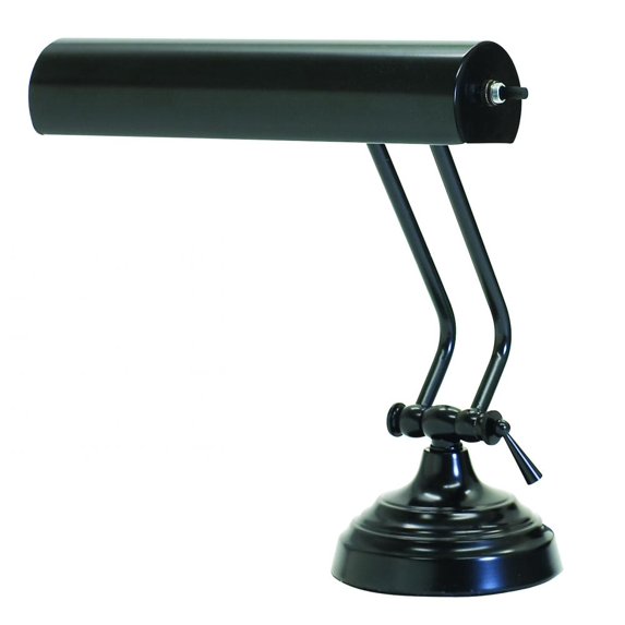 House of Troy AP10-21-7 Advent 1-Light Piano Lamp, Black