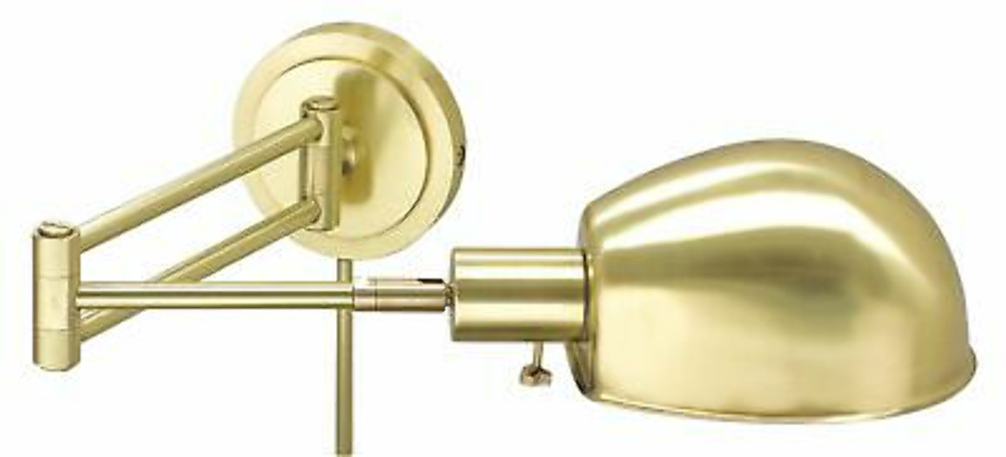 Antique Brass Pharmacy Swing Arm Wall Lamp