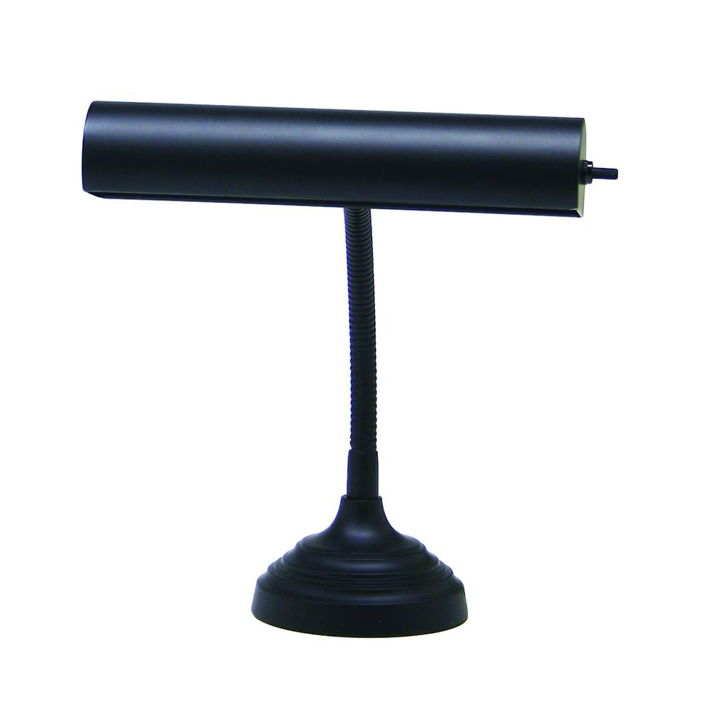Black Steel Adjustable Gooseneck Piano Desk Lamp