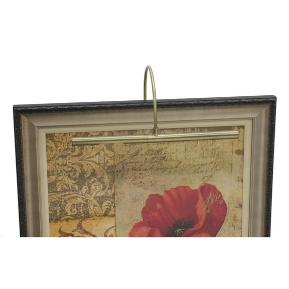 House of Troy Advent Profile LED 16" Antique Brass Plug-In Picture Lights