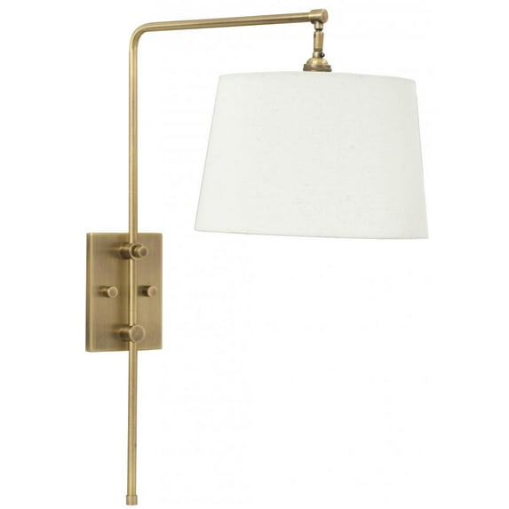 House of Troy CR725-AB Crown Point 1-Light Wall Lamp, 20", Antique Brass