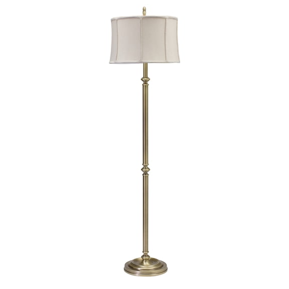 House of Troy CH800-AB Coach Collection 61-Inch Floor Lamp, Antique Brass