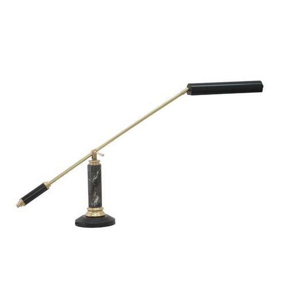House of Troy LED Piano Balance Lamp Black/Brass, Black & Brass - PLED-192-617