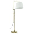 thumbnail image 1 of House of Troy CR700-AB Crown Point - 1 Light Floor Lamp-53 Inches Tall and 24 Inches Wide Antique Brass  Antique Brass Finish with Off-White Linen Shade, 1 of 2