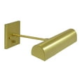 thumbnail image 1 of House of Troy Direct Wire Traditional 14" Satin Brass Picture Lights, 1 of 1
