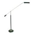 thumbnail image 1 of House of Troy 527 Black Piano Floor Lamp with Satin Nickel Boom, 1 of 2
