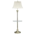 thumbnail image 1 of House of Troy Newport 55.75" Antique Brass Floor with Table, 1 of 2