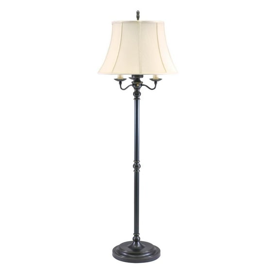 House of Troy Newport 63" Oil Rubbed Bronze Bridge Floor Lamps
