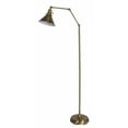 thumbnail image 1 of House of Troy OT600-AB-MS Otis - 1 Light Floor Lamp-67 Inches Tall and 10 Inches Wide Antique Brass Metal Shade Satin Nickel Finish, 1 of 1