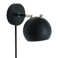 thumbnail image 1 of House of Troy Orwell LED Wall Lamp in Black with Satin Nickel Accents, 1 of 1