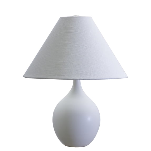 House Of Troy Gs200 Scatchard 1 Light Title 20 Compliant Accent Table Lamp - White