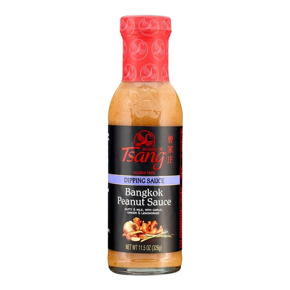 House of Tsang Bangkok Peanut Dipping Sauce 11.5 oz. Bottle