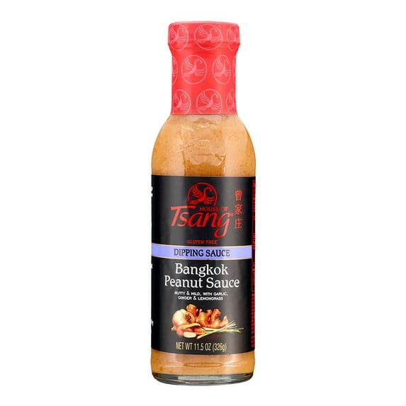 House of Tsang Bangkok Peanut Dipping Sauce 11.5 oz. Bottle