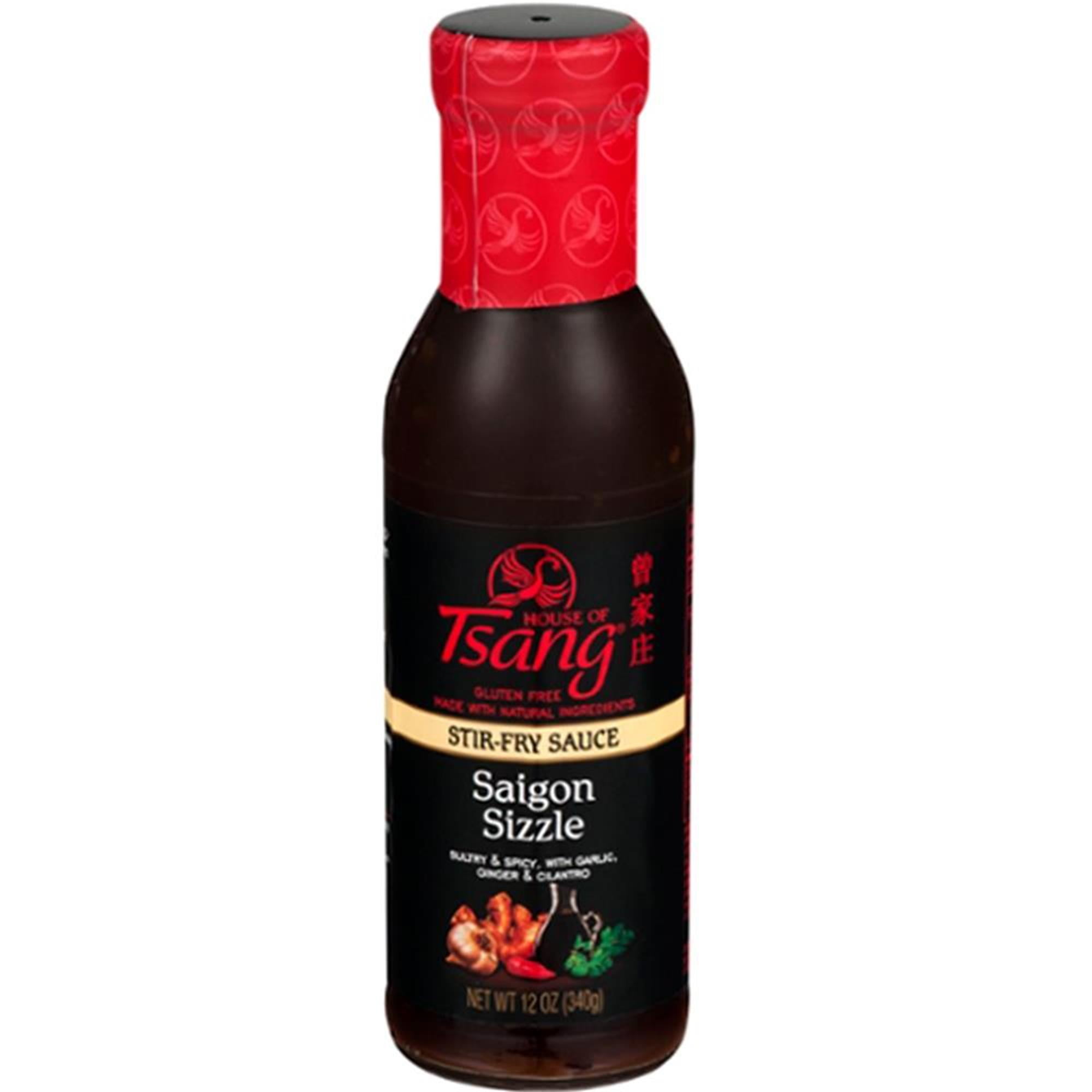 House of Tsang Saigon Sizzle Stir Fry Sauce, 12 Oz Bottles, Pack of 6