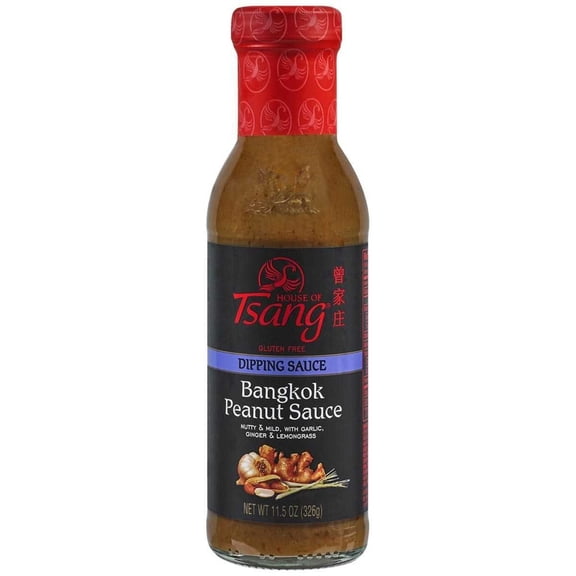 House of Tsang Stir Fry Sauce Bangkok Peanut 11.5 oz (Pack of 6)