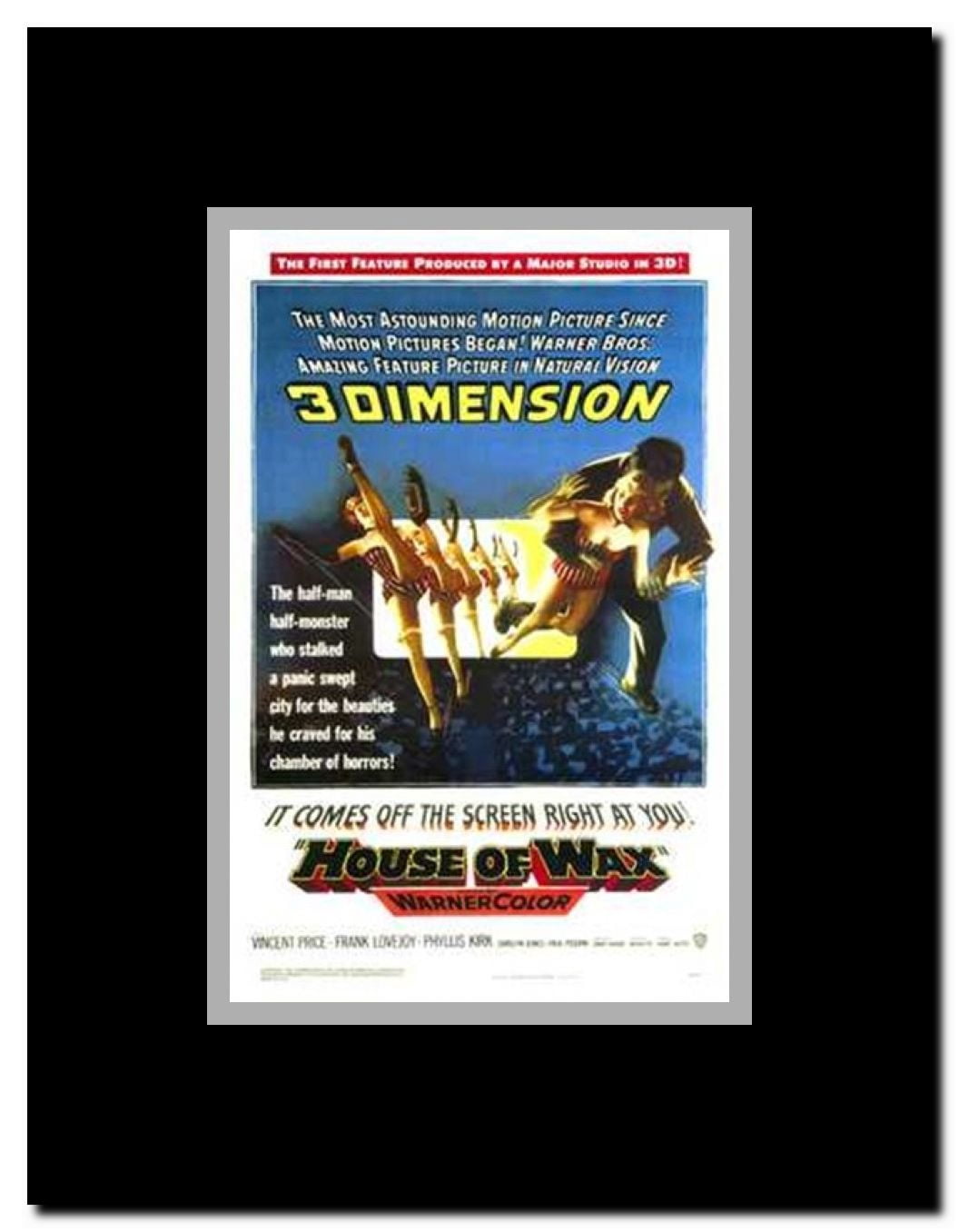 House of Wax Framed Movie Poster