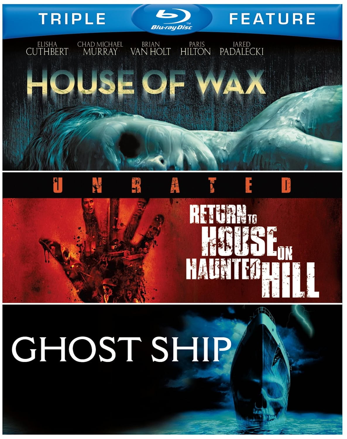 WARNER BROS. House of Wax/Return to House On Haunted Hill/Ghost Ship (Box Set) [Blu-ray]