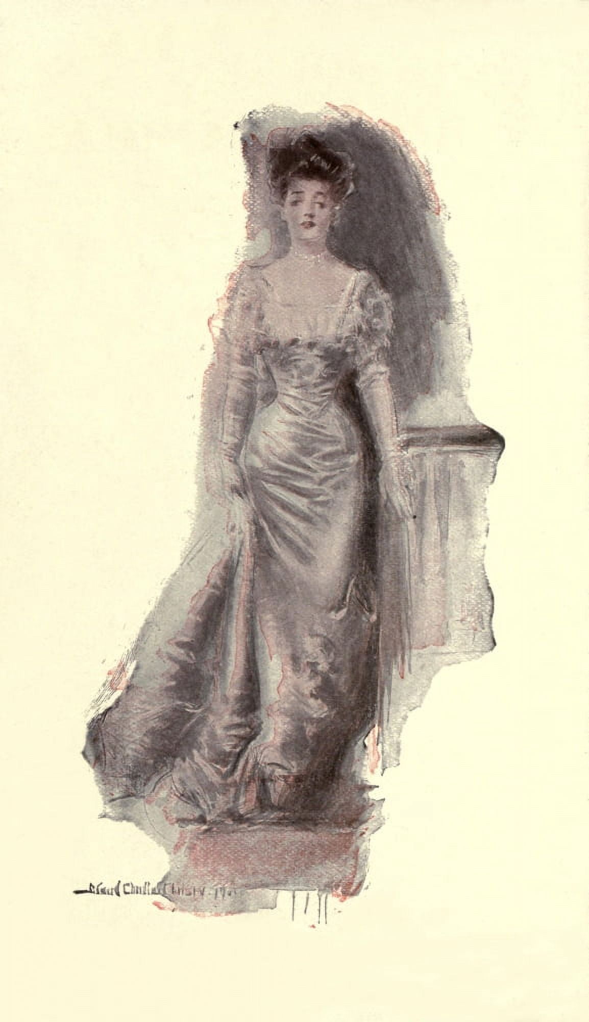 House of a Thousand Candles c1905 Marian Canvas Art - Howard Chandler Christy (18 x 24)
