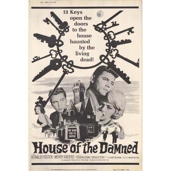 House of the Damned Movie Poster Print (27 x 40) - Item # MOVCF7423