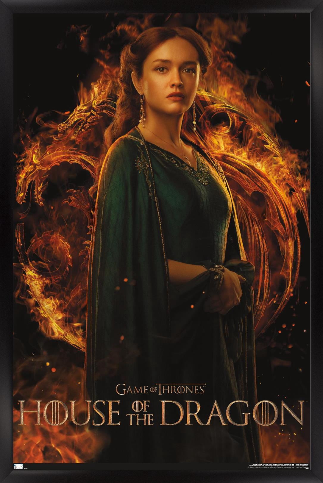 House of the Dragon - Alicent One Sheet Wall Poster, 14.725" x 22.375" Framed