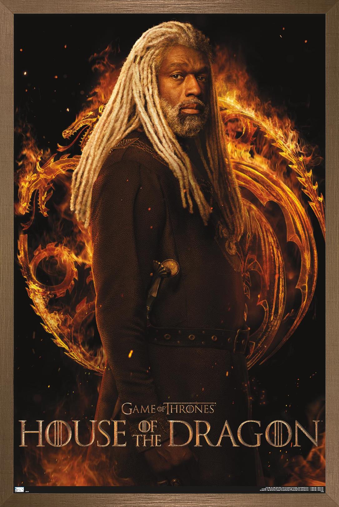 House of the Dragon - Corlys One Sheet Wall Poster, 14.725" x 22.375" Framed