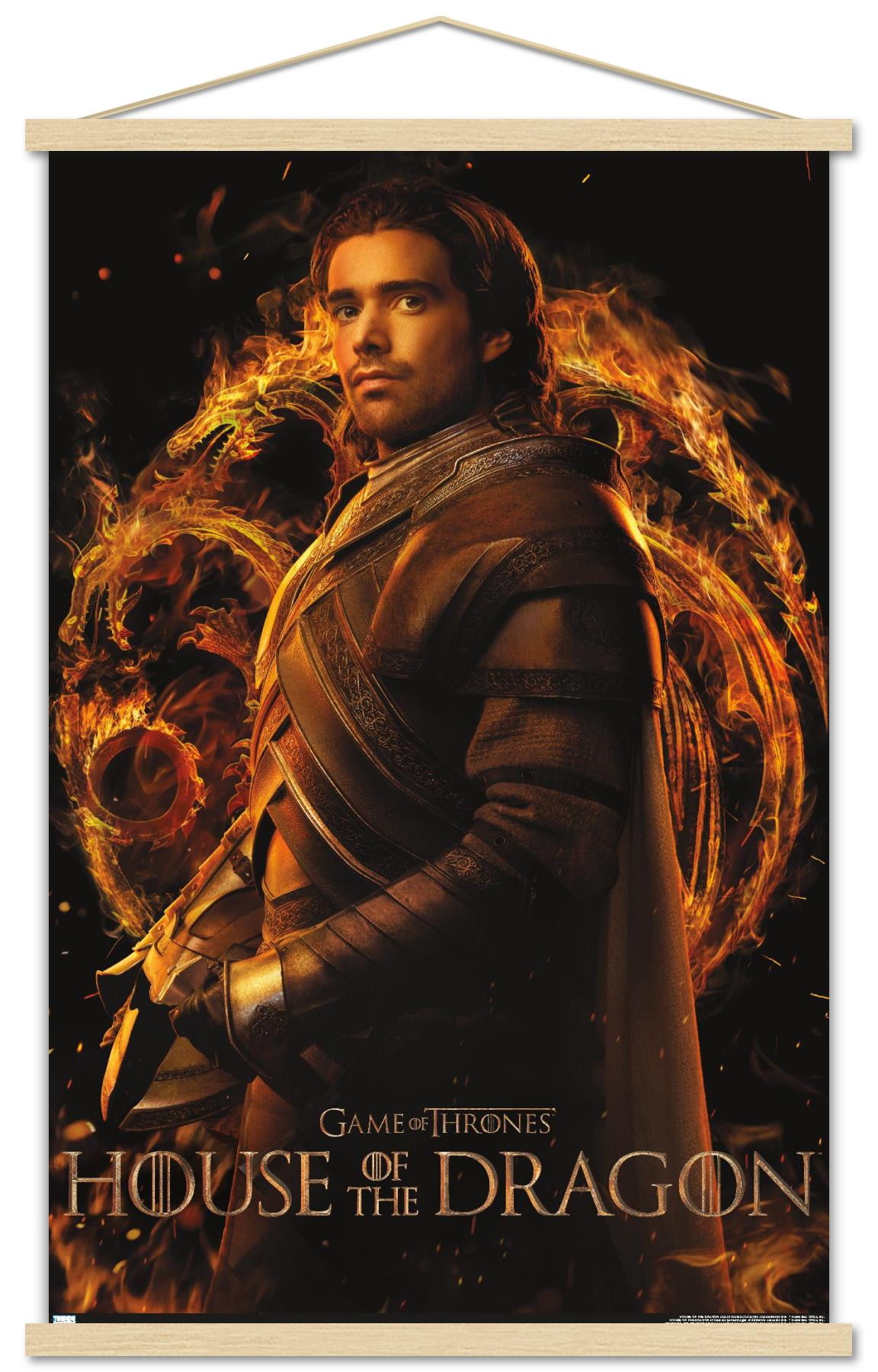 House of the Dragon - Criston One Sheet Wall Poster with Magnetic Frame, 22.375" x 34"