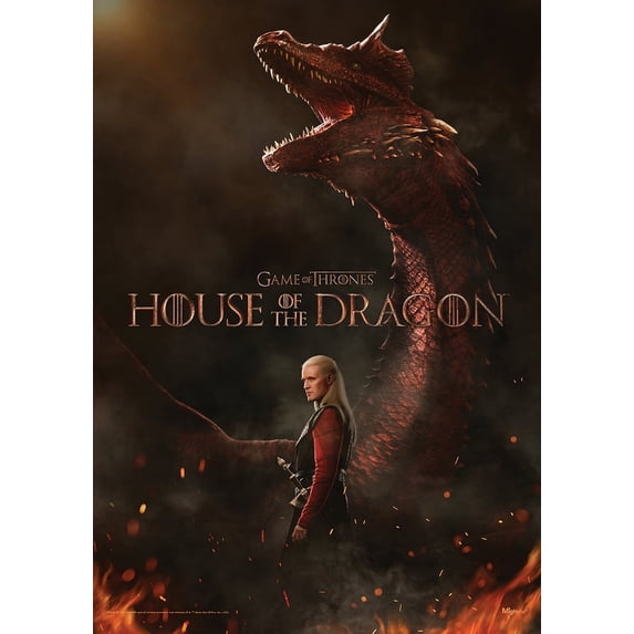House of the Dragon (Daemon and Caraxes) MightyPrint™ Wall Art MP17240847