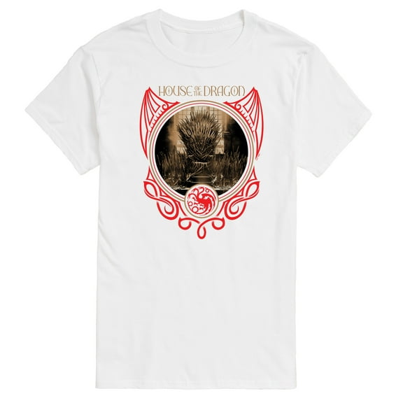 House of the Dragon - Iron Throne Circle - Men's Short Sleeve T-Shirt