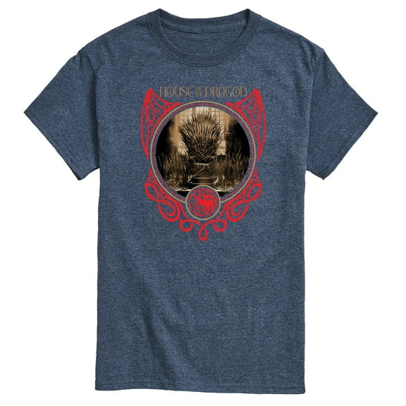 House of the Dragon - Iron Throne Circle - Men's Short Sleeve T-Shirt