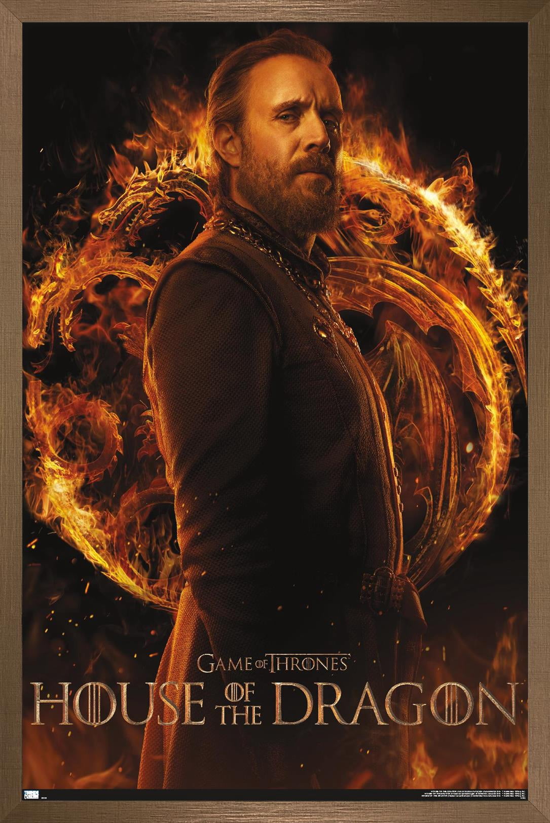 House of the Dragon - Otto One Sheet Wall Poster, 14.725" x 22.375" Framed