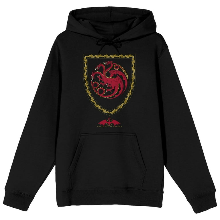 Black hoodie with red dragon clearance
