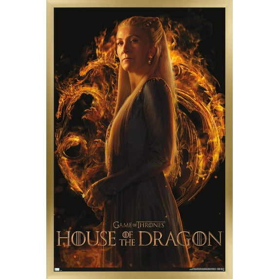 House of the Dragon - Rhaenys One Sheet Wall Poster, 14.725" x 22.375" Framed