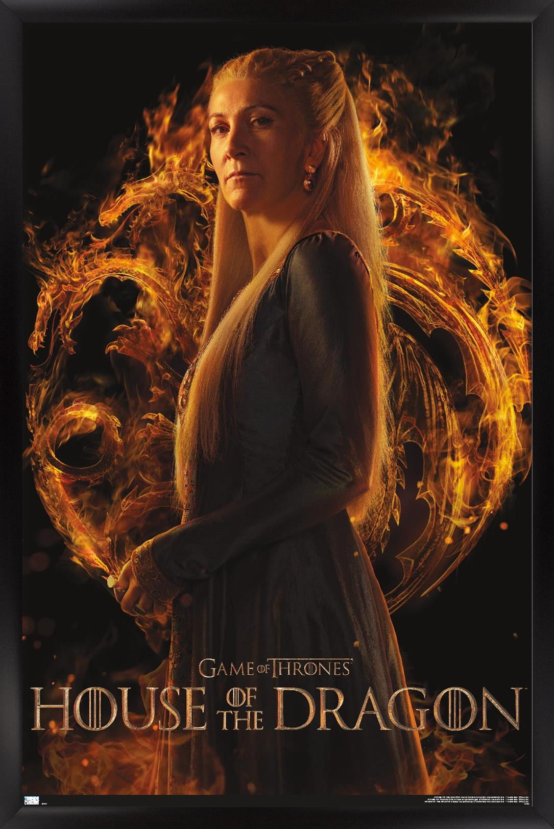 House of the Dragon - Rhaenys One Sheet Wall Poster, 22.375" x 34" Framed