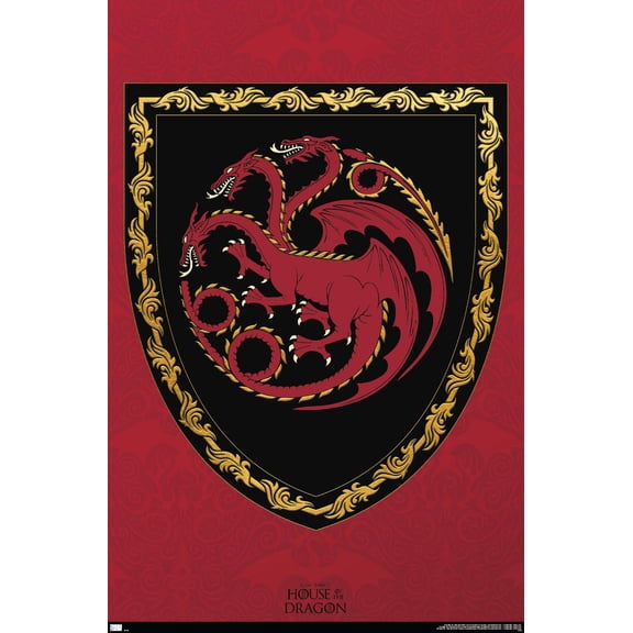 House of the Dragon - Shield Wall Poster, 14.725" x 22.375"