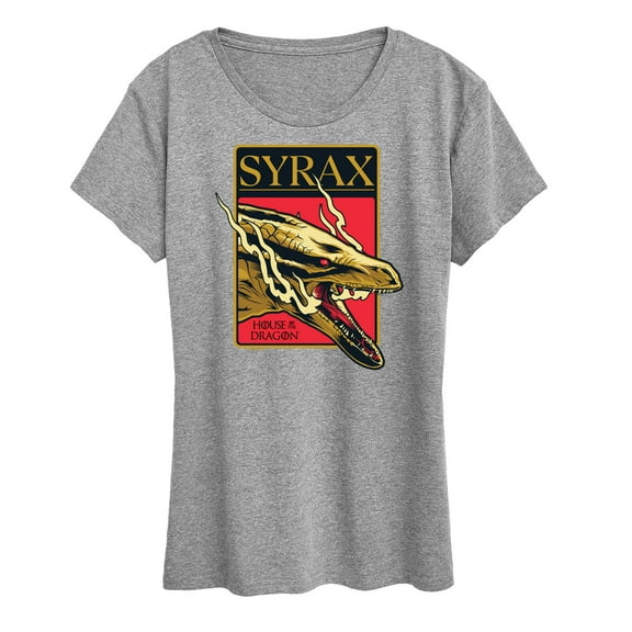 House of the Dragon - Syrax Badge - Women's Short Sleeve Graphic T-Shirt