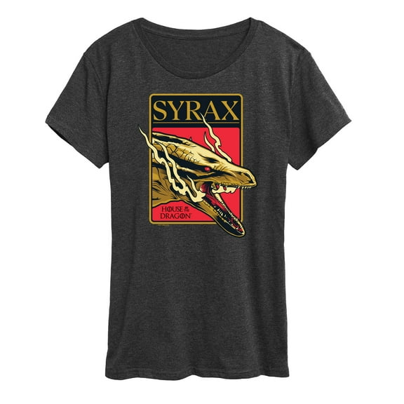 House of the Dragon - Syrax Badge - Women's Short Sleeve Graphic T-Shirt