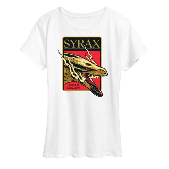 House of the Dragon - Syrax Badge - Women's Short Sleeve Graphic T-Shirt