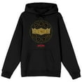 thumbnail image 1 of House of the Dragon Targaryen Crown Men's Black Sweatshirt-XS, 1 of 4