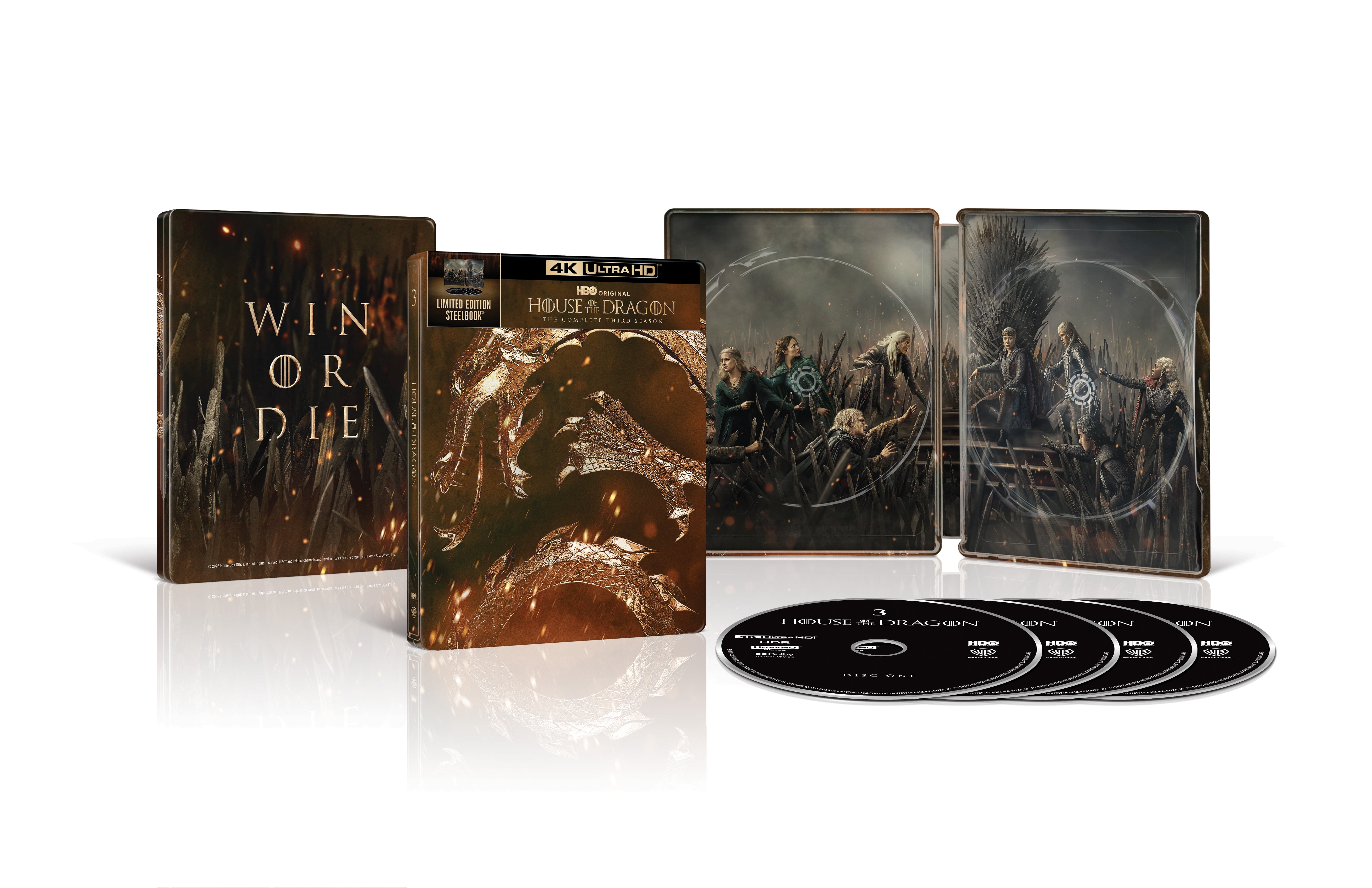 House of the Dragon: The Complete Third Season (Steelbook) (4K Ultra HD), Drama, HBO