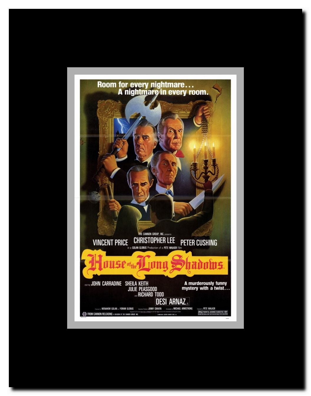 House of the Long Shadows Framed Movie Poster