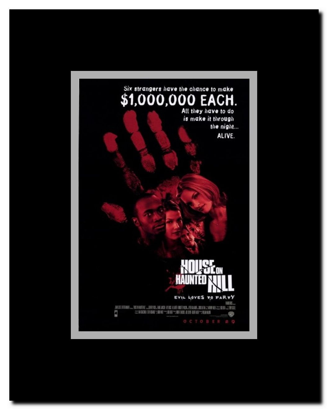 House on Haunted Hill Framed Movie Poster