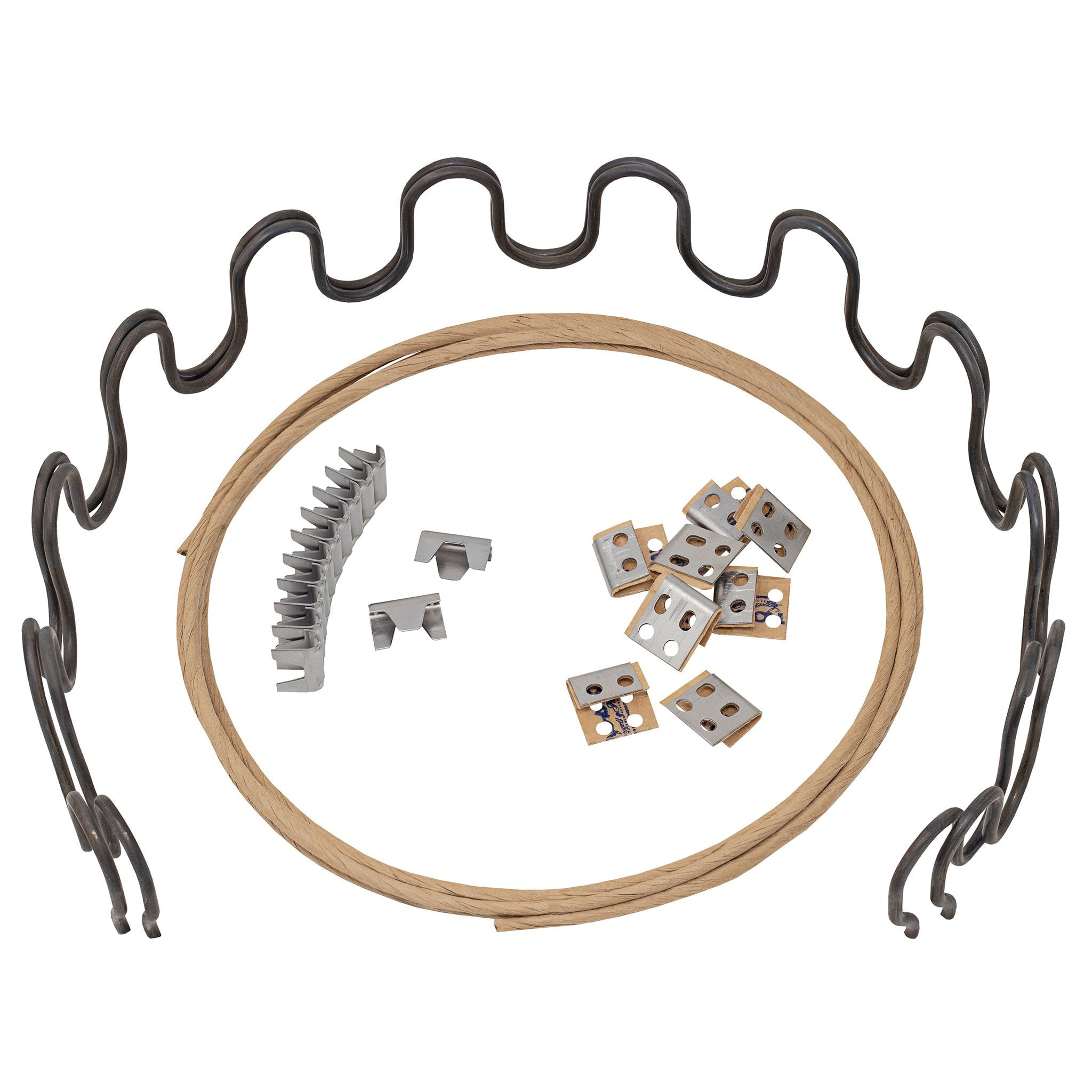 House2Home 18" Sofa Upholstery Spring Replacement Kit 2pk Springs, Clips, Wire for Furniture