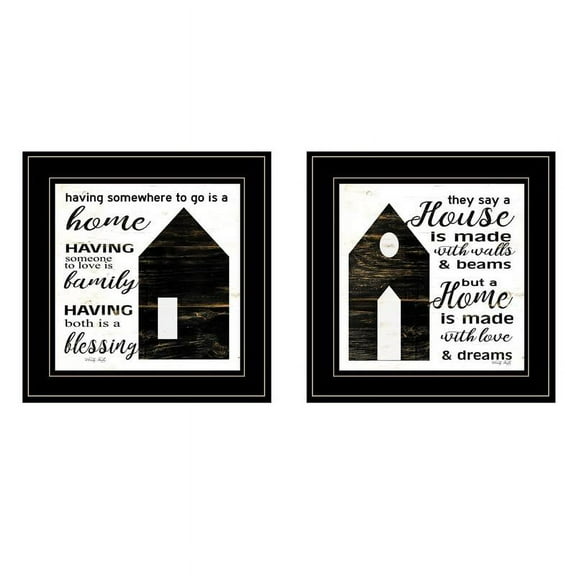 HouseBlessing 2-Piece Vignette by Cindy Jacobs Printed Art Wood Multi-Color