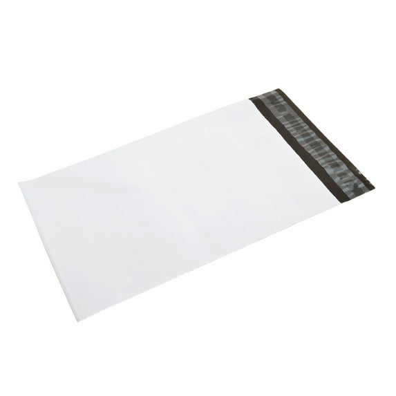 HouseLabels 6x9 Inch (Size #1) 100 Pcs Strong Poly Mailers Shipping Envelopes with Thick Self-sealing Adhesive, Waterproof and Tear Proof Multipurpose Envelopes, Keeps Items Safe & Protected