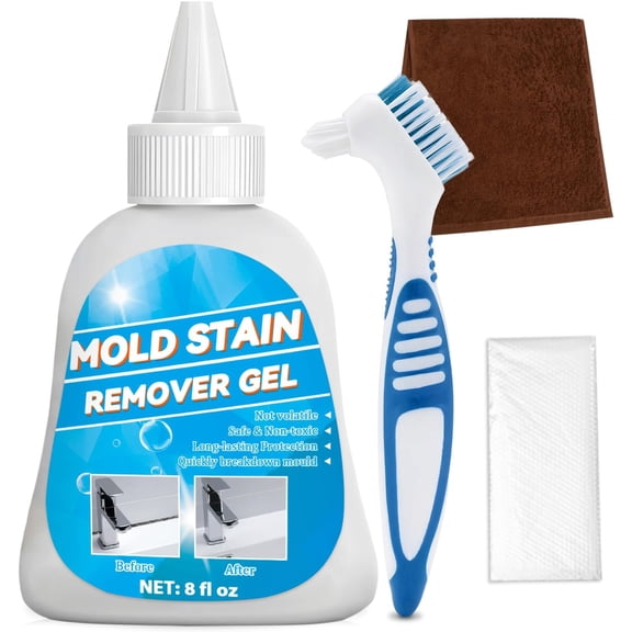 HouseMold Stain Remover , Washing Machine Cleaner, Effective Stain Cleaner, -Purpose Cleaning for Shower, Toilet, Bathroom, Washer, Kitchen Sink (8 Fl Oz)