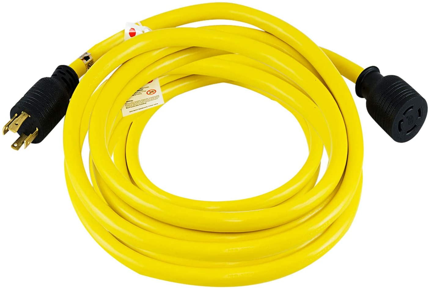 Houseables Generator Cord, Extension Cord, L14-30, 125-250v, 7500 Watt Max