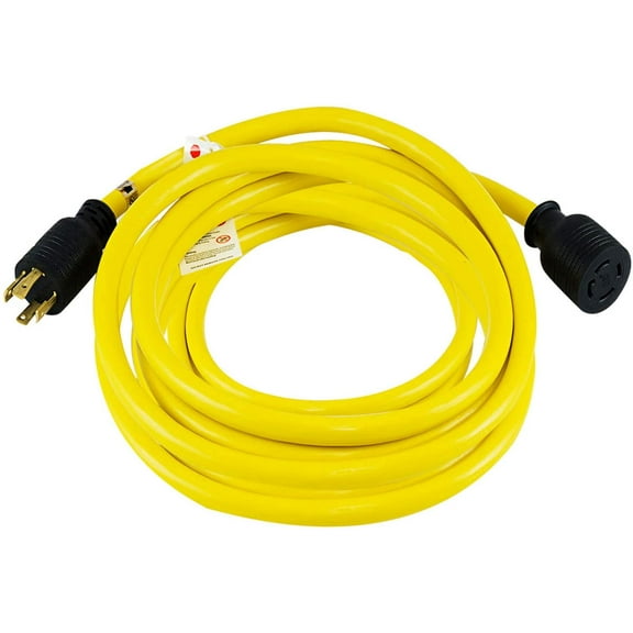 Houseables Generator Cord, Extension Cord, L14-30, 125-250v, 7500 Watt Max