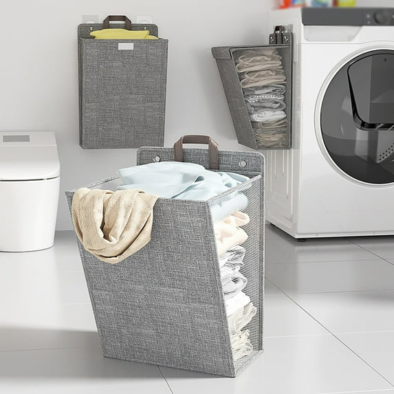 Houseables Hanging Laundry Hamper,Over Door Laundry Bag