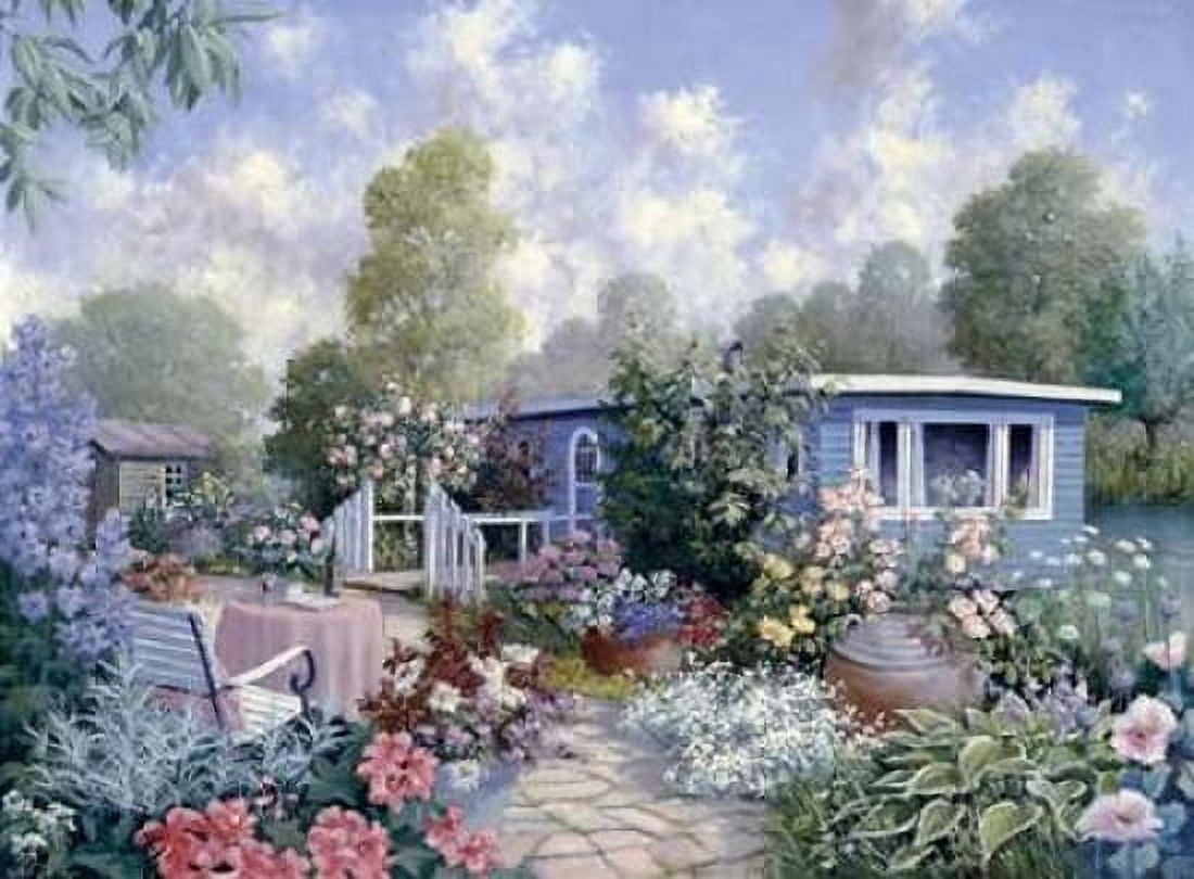 Houseboat Canvas Art - Peter Motz (18 x 24)